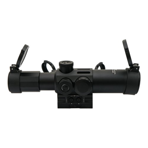 JS-TACTICAL OTTICA ZOOM 4x LENTE 32mm CON RED DOT NERO (JS-4X32M1)