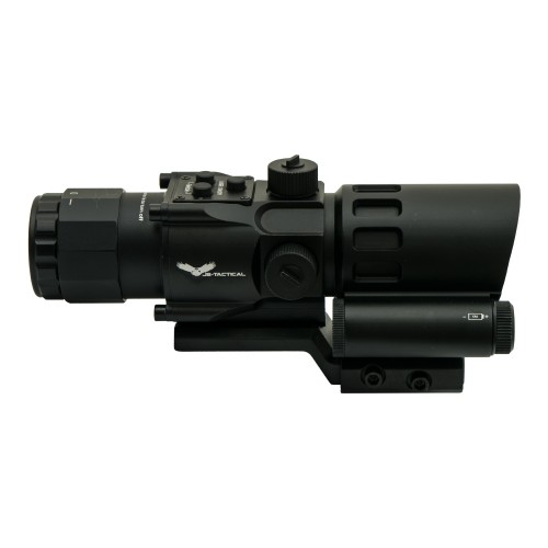 JS-TACTICAL PRISME SCOPE 4X32 WITH RED LASER BLACK (JS-8384)
