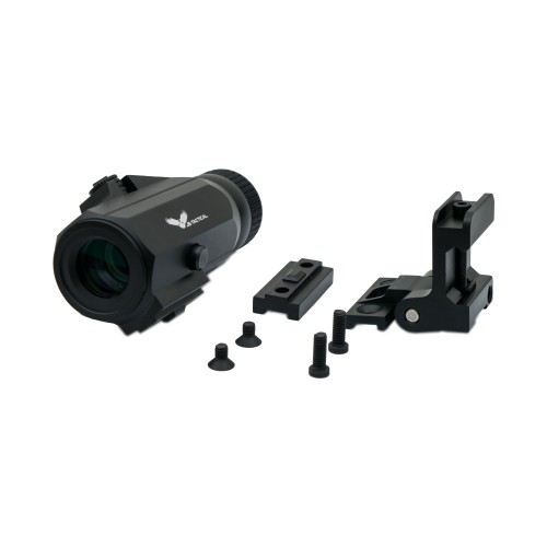 JS-TACTICAL MAGNIFIER 3X WITH FLIP MOUNT BLACK (JS-G34)