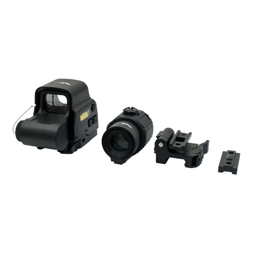 JS-TACTICAL RED DOT WITH 3X MAGNIFIER BLACK (JS-G43558)