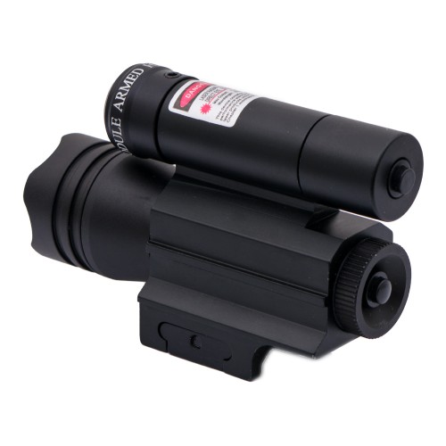 JS-TACTICAL LED FLASHLIGHT WITH RED LASER (JS-JG15R)
