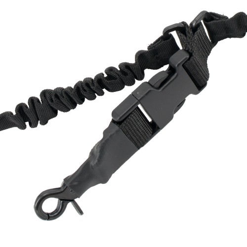 JS-TACTICAL SINGLE POINT BUNGEE SLING BLACK (JS-1009B)