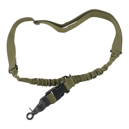 JS-TACTICAL SINGLE POINT BUNGEE SLING OLIVE DRAB (JS-1009V)
