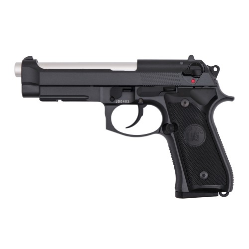 SNOW WOLF PISTOLA A GAS SCARRELLANTE IN METALLO NERA (SW-03B)
