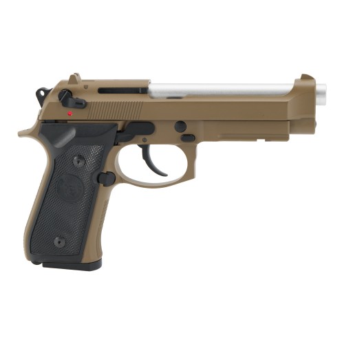 SNOW WOLF PISTOLA A GAS SCARRELLANTE IN METALLO TAN (SW-03T)