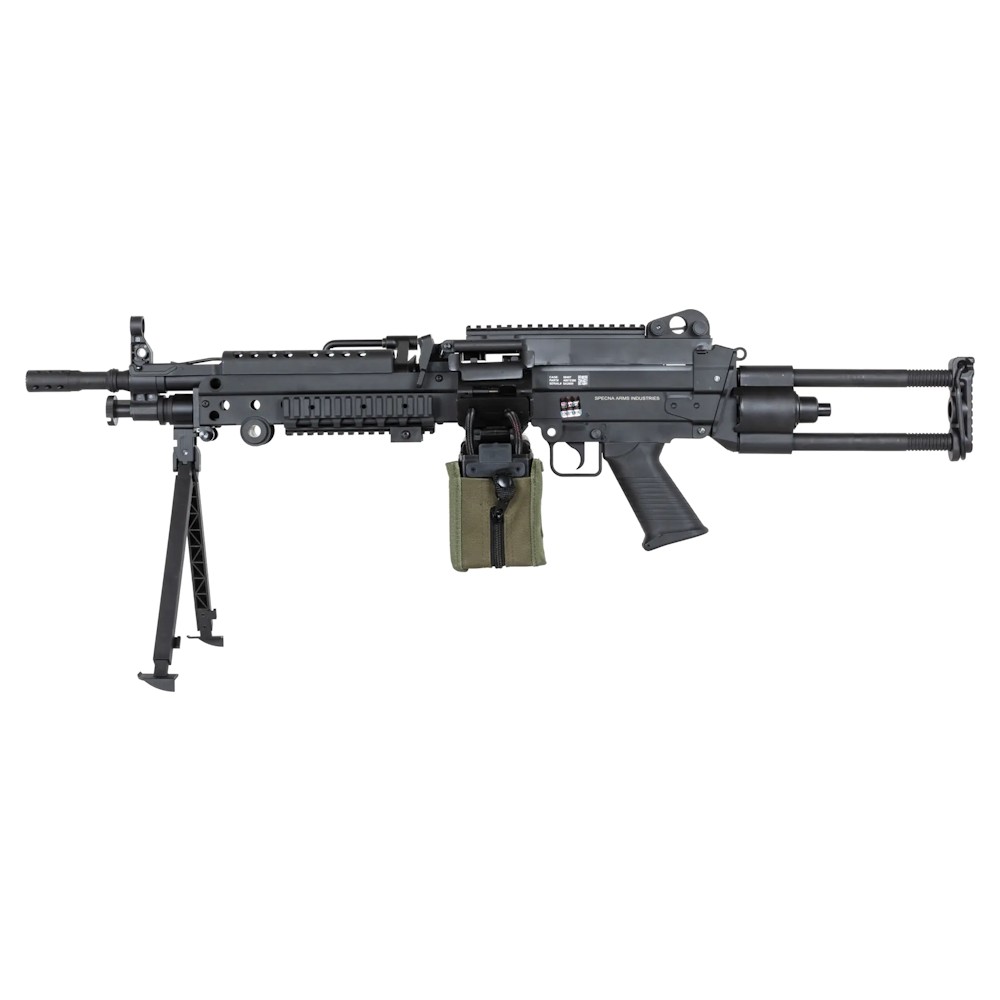 SPECNA ARMS FUCILE ELETTRICO SA-249 PARA FLEX GATE X-ASR MACHINE GUN NERO (SPE-01-042266)