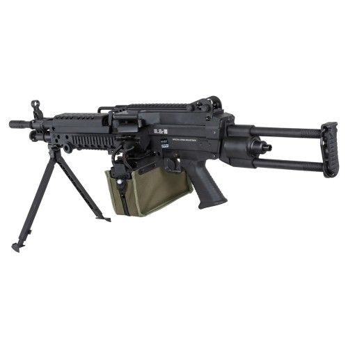 SPECNA ARMS FUCILE ELETTRICO SA-249 PARA FLEX GATE X-ASR MACHINE GUN NERO (SPE-01-042266)
