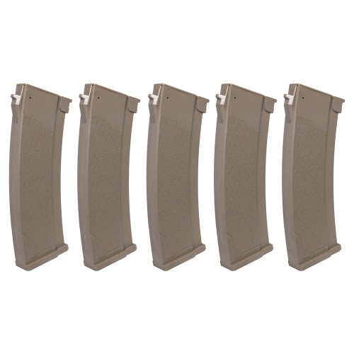 SPECNA ARMS SET 5x CARICATORI MID-CAP S-MAG 175 COLPI PER SERIE J TAN (SPE-05-032795)
