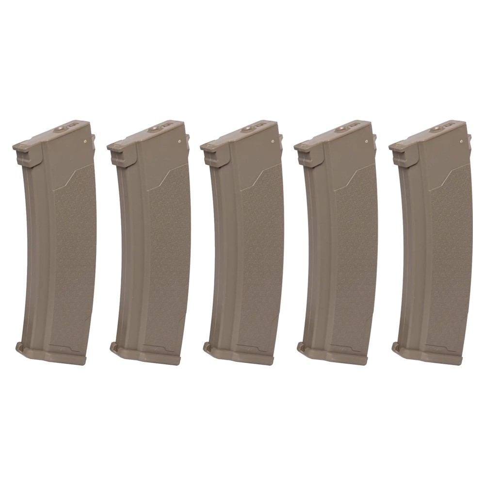 SPECNA ARMS 5x S-MAG MID-CAP MAGAZINES SET 175 ROUNDS FOR J SERIES TAN (SPE-05-032795)