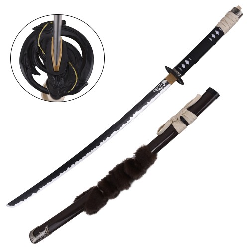 ORNAMENTAL KATANA WITH BAMBOO BLADE (ZS745WD)
