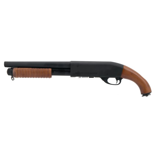 S&T FUCILE A POMPA ST870 SHORT VERO LEGNO NERO (S&TM870SB)