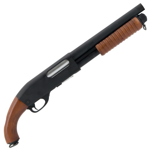 S&T FUCILE A POMPA ST870 SHORT VERO LEGNO NERO (S&TM870SB)