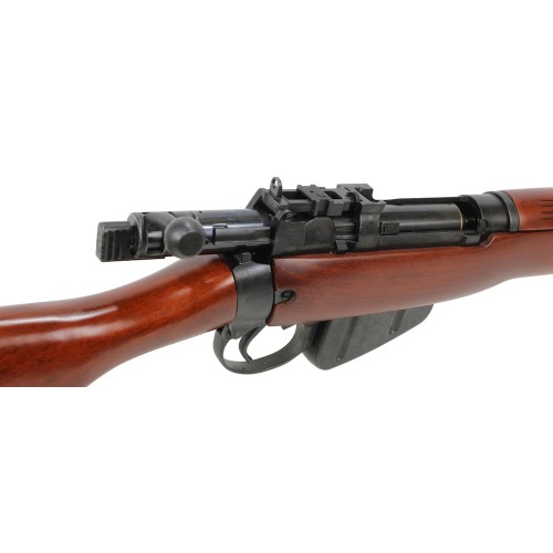 S&T SPRING POWERED BOLT ACTION RIFLE LEE ENFIELD NO.4 MKI REAL WOOD (S&TLENBRW)