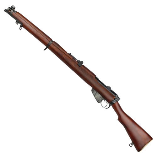 S&T SPRING POWERED BOLT ACTION RIFLE LEE ENFIELD NO.1 MKIII REAL WOOD (S&TLENRW)