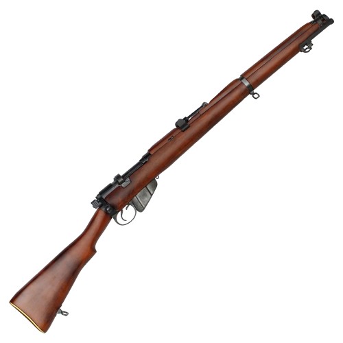 S&T SPRING POWERED BOLT ACTION RIFLE LEE ENFIELD NO.1 MKIII REAL WOOD (S&TLENRW)