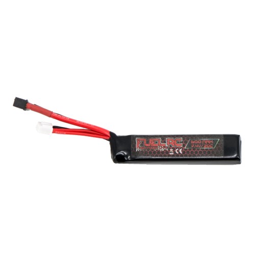 FUEL LI-PO BATTERY 7.4V X 600mAH 20C MINI DEANS (FL-7.4X600AEP)