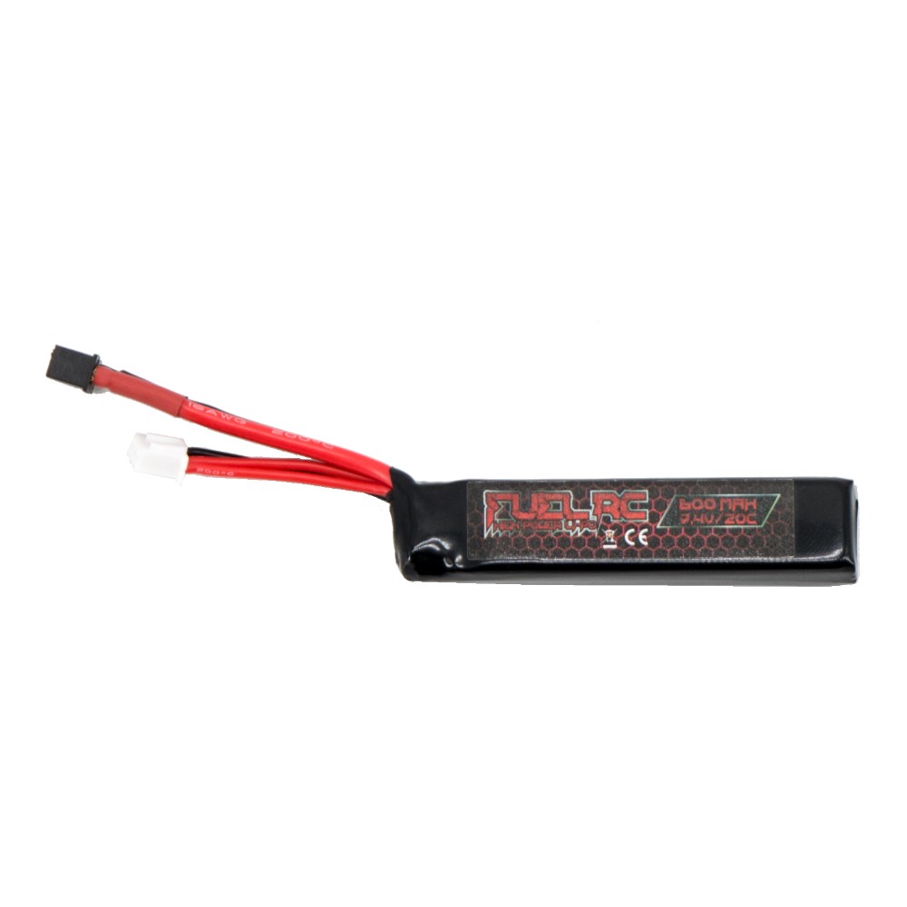 FUEL BATTERIA LI-PO 7.4V X 600mAH 20C MINI DEANS (FL-7.4X600AEP)
