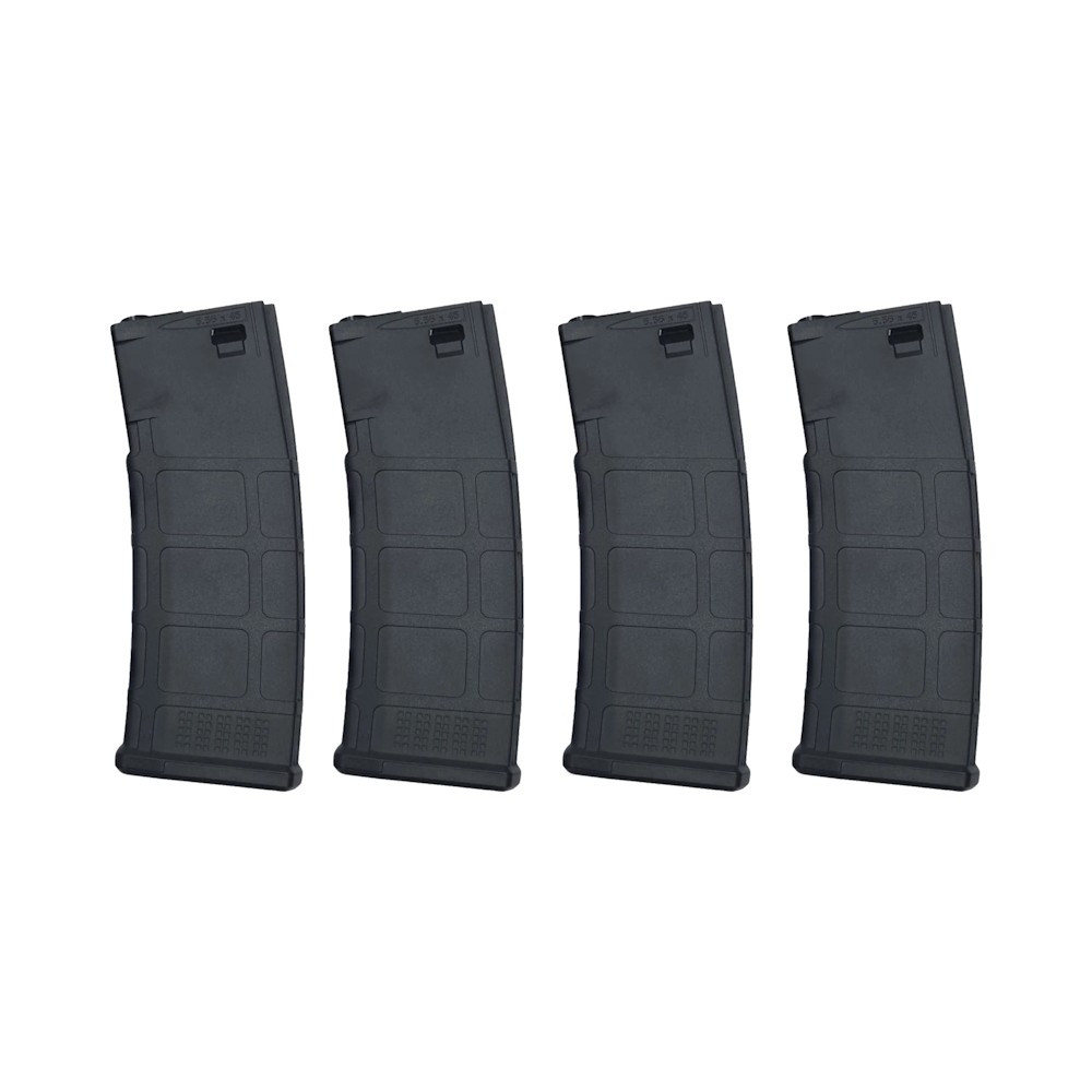 AIRSOFT HELDEN MID-CAP MAGAZINE 195 ROUNDS FOR M4 SERIES BLACK (111375)