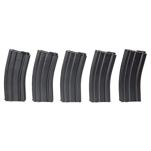 SPECNA ARMS SET 5x CARICATORI MAGGIORATI 300 COLPI PER SERIE M4/M16 NERO (SPE-05-025491)