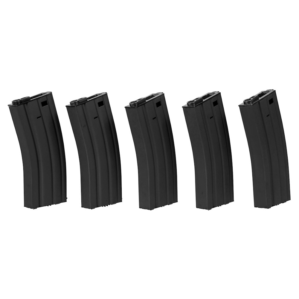 SPECNA ARMS 5X HI-CAP MAGAZINES SET 300 ROUNDS FOR M4/M16 SERIES BLACK (SPE-05-025491)