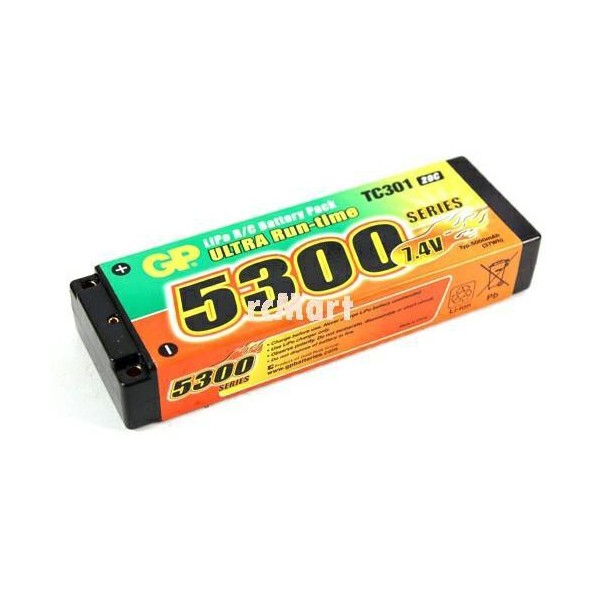 GP LI-PO BATTERY BACK FOR RACING CAR 7.4V X 5000MAH 28C (GP-TC301) GP LI-PO BATTERY BACK FOR RACING CAR 7.4V X 5000MAH 28C (GP-TC301)