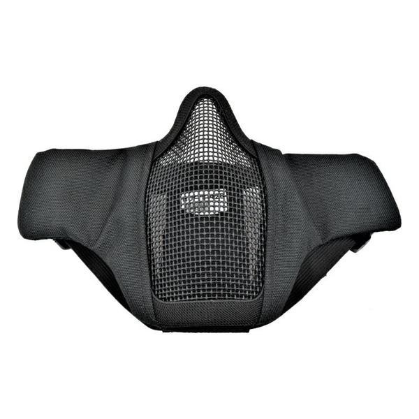 WOSPORT MASCHERA CON GRIGLIA IN METALLO NERA (WO-MA42B)