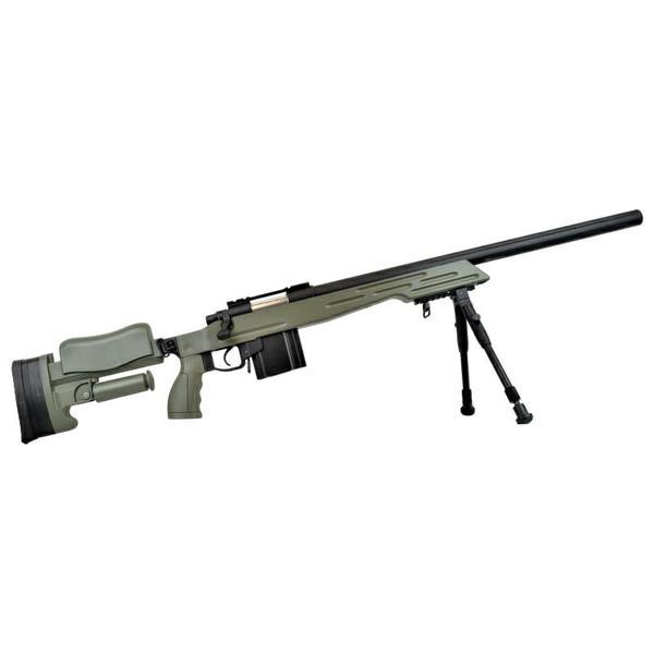 WELL SNIPER BOLT ACTION RIFLE WITH BIPOD GREEN (MB4413V)