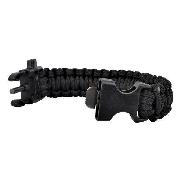 SURVIVAL BRACELET BLACK (WO-SL42B)