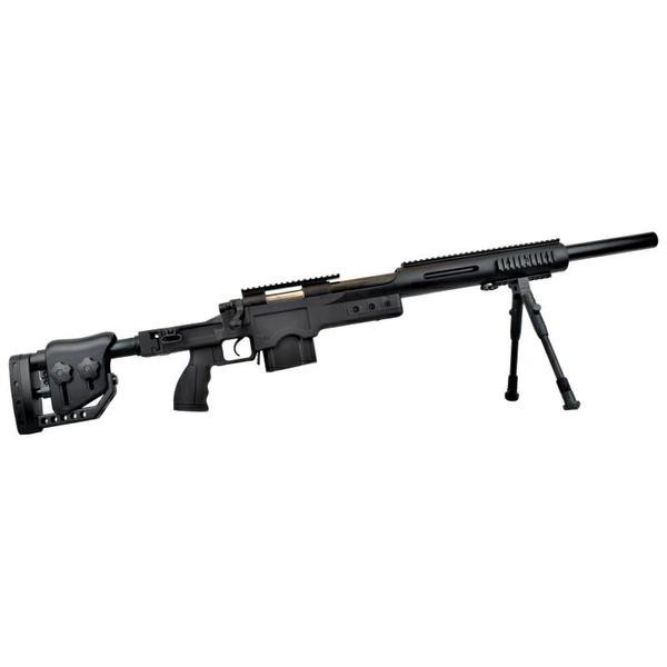 WELL SNIPER BOLT ACTION RIFLE WITH BIPOD BLACK (MB4410B)