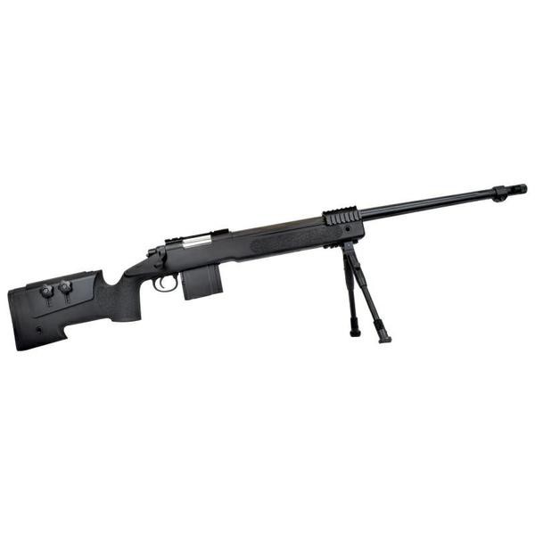 WELL SNIPER BOLT ACTION RIFLE WITH BIPOD BLACK (MB4416B)
