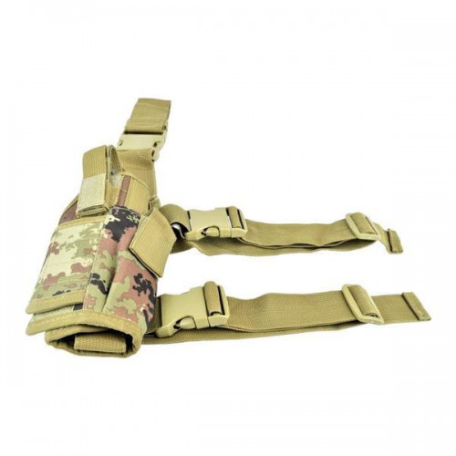 WOSPORT TACTICAL LEG HOLSTER FOR RIGHT-HANDED ITALIAN CAMO (WO-GB11TC)