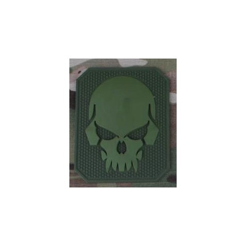 EMERSONGEAR PATCH PVC PIRATESKULL VERDE (EM5550)