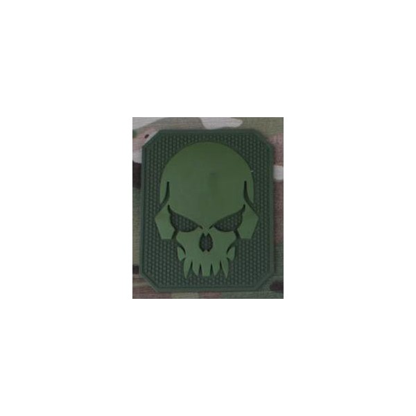 EMERSONGEAR PVC PATCH PIRATESKULL GREEN (EM5550)