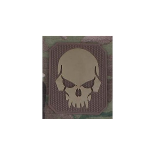 EMERSONGEAR PVC PATCH PIRATESKULL TAN (EM5550A)