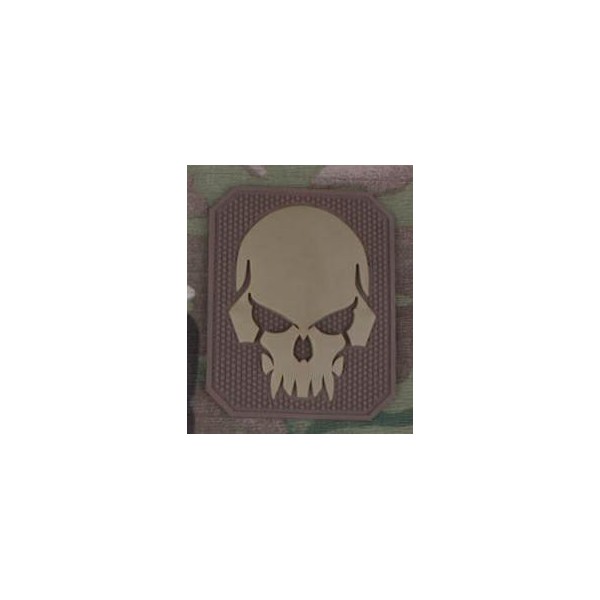 EMERSONGEAR PVC PATCH PIRATESKULL TAN (EM5550A)