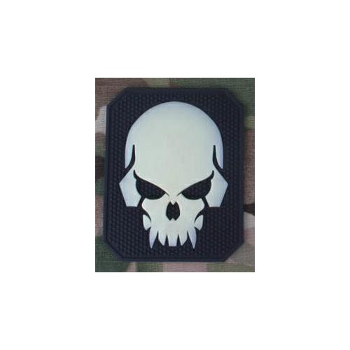 EMERSONGEAR PVC PATCH PIRATESKULL BLACK/POLISHED WHITE (EM5550B)