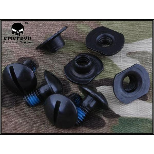 EMERSONGEAR HELMET SCREWS SET BLACK (EM5665)