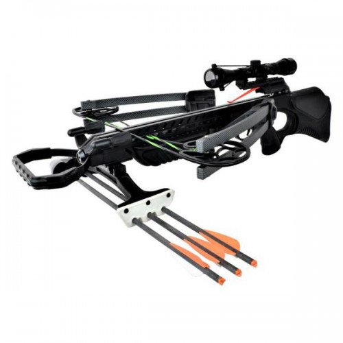 REVERSE DRAW COMPOUND CROSSBOW 135LBS BLACK (M81B)