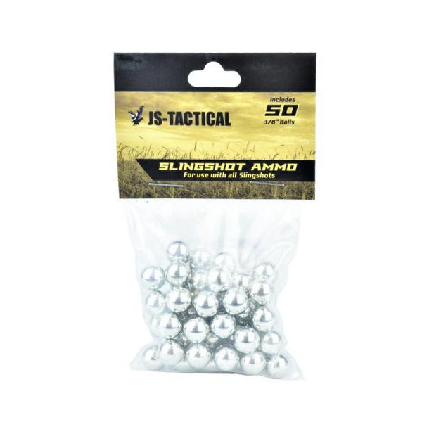 JS-TACTICAL SLINGSHOT AMMO 9,5MM 50 PIECES (JS-ST9.5)