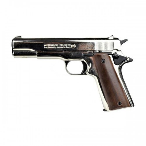 BRUNI BLANK PISTOL TOP FIRING 96 CALIBER 8MM NIKEL (BR-1500N)