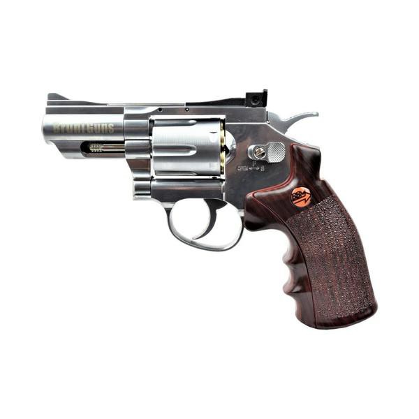 BRUNI CO2 4,5MM REVOLVER 2,5 SILVER (BR-708S)