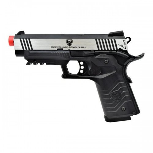 HFC PISTOLA A GAS HG-171 TACTICAL 1911 SILVER/NERO (HG 171S)