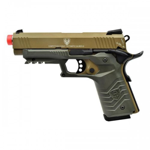 HFC GAS PISTOL HG-171 TACTICAL 1911 TAN/GREEN (HG 171T)