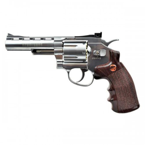 BRUNI REVOLVER CO2 CAL 4,5 C N 820 4 ARGENTO (BR-701S)