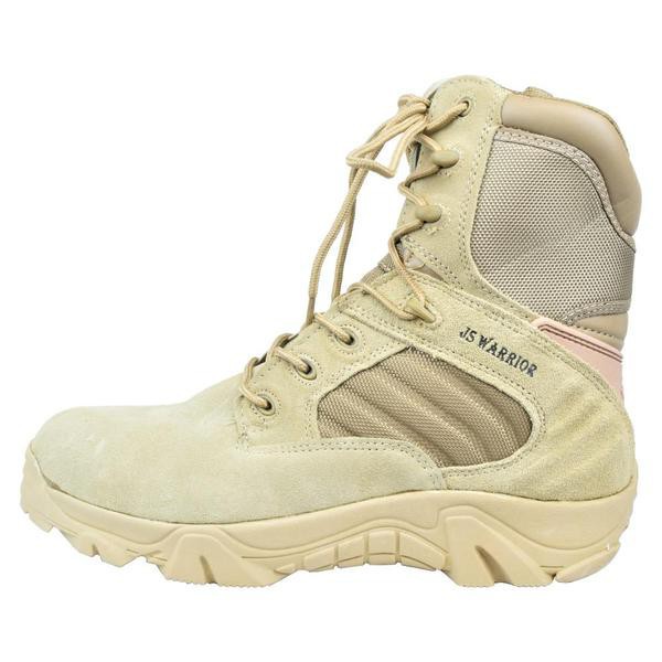 JS WARRIOR MILITARY BOOTS TAN SIZE 43EUR (JW-BWT-43)