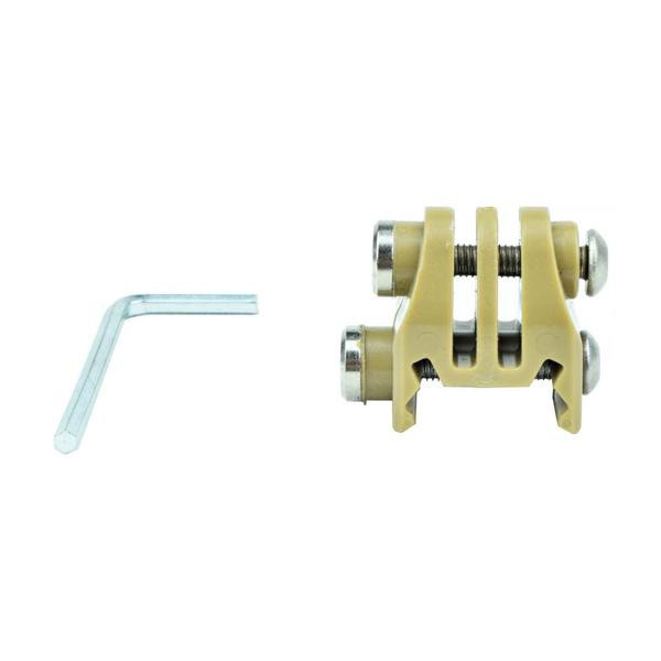 WOSPORT SUPPORTO PER GO PRO SU SLITTA 22MM TAN (WO-GO33T)