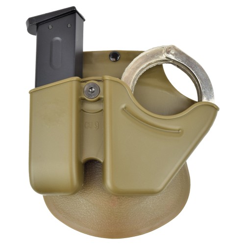 ROYAL HOLSTER FOR HANDCUFFS AND MAGAZINE TAN (HVAR-T)