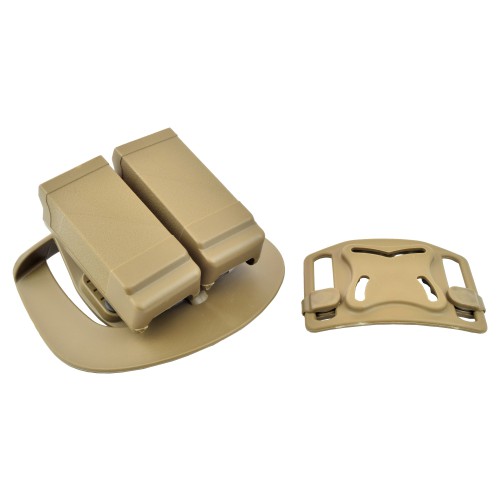 ROYAL DOUBLE BERETTA MAG HOLSTER TAN (HM9CAR-T)