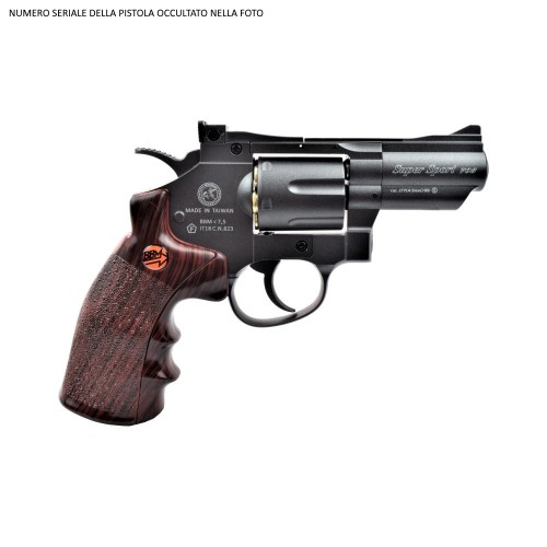 BRUNI CO2 4,5MM REVOLVER 2,5 BLACK (BR-708B)