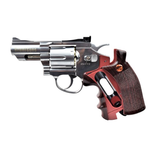 BRUNI CO2 4,5MM REVOLVER 2,5 SILVER (BR-708S)